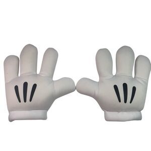 Disney Parks Magic Kingdom Mickey Minnie Mouse Plush Mittens Hand Gloves Costume